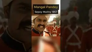 Mangal Pandey - Sepoy Mutiny 1857 #indianhistory #mangalpandey #shortsindia