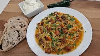 Sauteed Cabbage With Smoke Ham