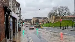 Heavy Rain | Storm Chandra | ASMR Walk | York England UK 4k