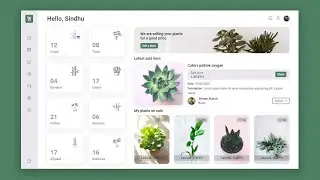 Responsive dashboard using HTML & CSS