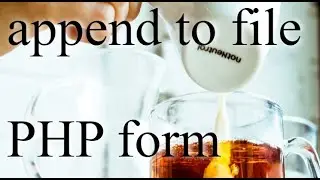 append to file PHP 