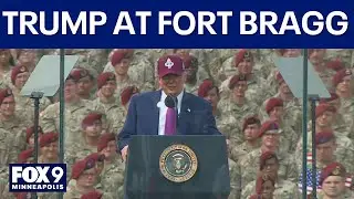 President Trump speaks to troops at Fort Bragg [FULL EVENT]