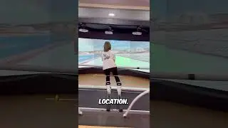 Этот крытый симулятор лыж заставляет профессиональных спортсменов тренироваться, как в видеоигре!