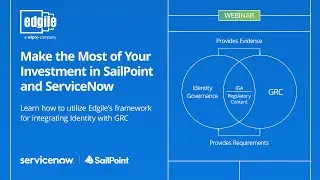 Make The Most of Your Investment in SailPoint and ServiceNow