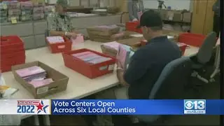 Voting centers have opened across six counties