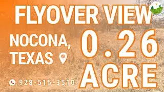 Fly Over - 0.26  acre land for sale in Nocona, Texas [R000020226]