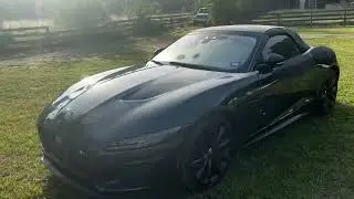 Jaguar F-type R Cold Start Video