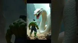 Hulk vs jaind white snake (who will win 🤯)#marvel #hybrids #hulk