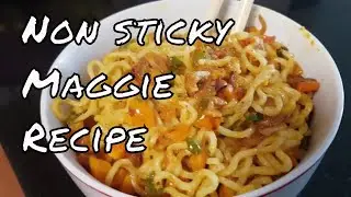 Maggi  Masala Fry (Non- sticky) recipe/ Jhatpat non sticky maggi noodles
