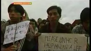 Hmong protest being forced back to Laos -23 June 08