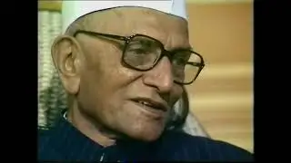 4th Prime Minister of India,Shri Morarji Desai interview.