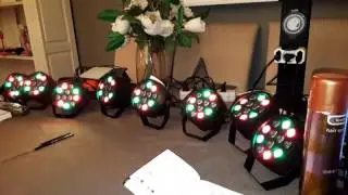 idance LED parren op dmx.