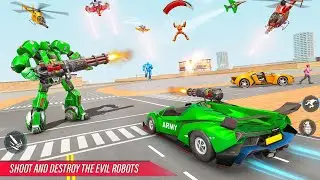 Army Bus Robot Car Game &ndash; Transforming robot games Brave Jackals Gameplay 3