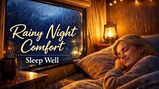 A Rainy Night in a Caravan A Cozy Bedtime Story By Emma ASMR