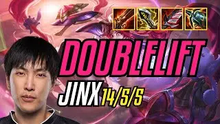 DOUBLELIFT - JINX vs SWAIN ADC - NA RANKED - PATCH 11.8