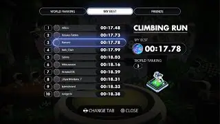 ASTRO's PLAYROOM Climbing Run(17:78) 4th Place