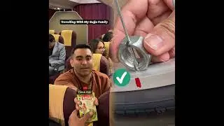 Plane ho ya train&hellip; Gujarati without food = impossible 😂✈️ #virajghelani #shortsfeed #shorts