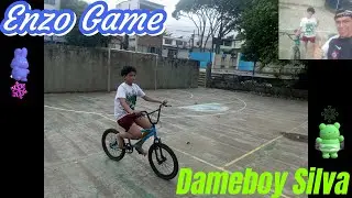 ENZO GAME aprendendo montar BMX com Dameboy Silva, em 4K😎👍