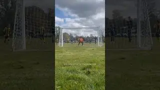 Penalty decision and resulting spot kick | grassroots football highlights #grassroots #football