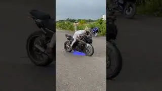 Yamaha Fazer V2 Bike Stunt. #biker #modified #bikestunt #fazerv2 #fazer #shorts