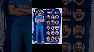 India Squad forq against new Zealand 🇳🇿