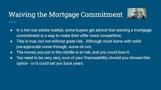 What is a Mortgage Commitment when Buying a House? How does it work with a Mortgage Contingency?