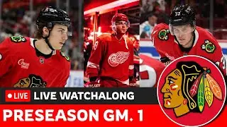 🔴 BLACKHAWKS vs. RED WINGS &ndash; PRESEASON GAME 1 (9/23/25) &ndash; TRG Live Reaction and Watchalong!