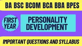 Personality development 1st year important questions unit 2 . Nep 2026 collage HIGHER EDUCATION mp.