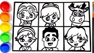 How to draw Frozen 2 Characters | Frozen 2 Drawing