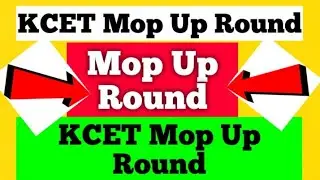 #kcet Mop Up Round #kcet2021 #kcetcounselling #kcetchemistry