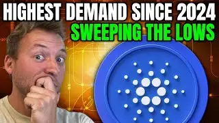 CARDANO ADA - САМЫЙ ВЫСОКИЙ СПРОС С 2024 ГОДА?!! ПРЕОДОЛЕВАЕТ НИЗМЫ?!