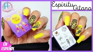 Manicura Tutorial Esp&iacute;ritu Gitano - H la Cosedora Make A Wish Combo Especial