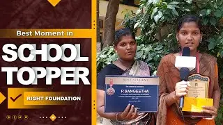 Mudhalvan Award 2023 I Right Foundation I 12th School Topper I 12th Exam Results I 12th First Mark