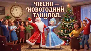 Весёлая, праздничная и танцевальная песня - Новогодний танцпол. Автор Сергей Проскунов. 