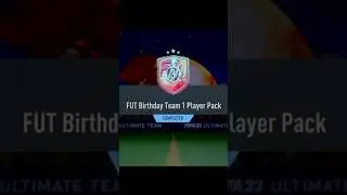 FUT BIRTHDAY TEAM 1 PLAYER PACK #fifa23 #ncs #romania