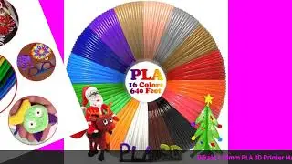 Best Dikale 1.75mm PLA 3D Printer Material 96m 192m 16Color 3D Pen P