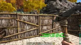 ARK: Survival Evolved e2 Постройка новой хибары. Драка с Компи