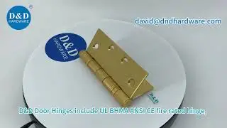 D&D HARDWARE: YOUR PROFESSIONAL DOOR HINGE MANUFACTURER