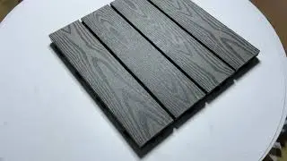 How to Install DIY Interlocking WPC Deck Tiles in Minutes #wpcflooring #decking #wpc