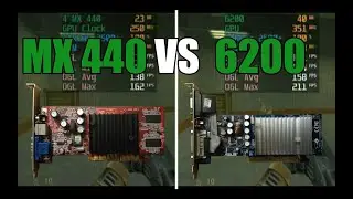 GeForce4 MX 440 vs GeForce 6200 Test in 11 Games - Both 64 bit (No FPS Drop Capture Card)