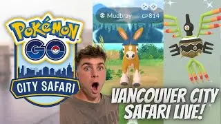 ✨ Shiny Mudbray Hunt! Vancouver City Safari Pokemon Go LIVE!✨