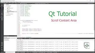 C++ Qt GUI Tutorial-Showing Contents in Scroll Area in Qt | In Bangla