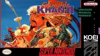 Genghis Khan II   Clan of the Gray Wolf Japan  LongPlay Snes