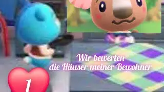 Animal Crossing New Horizons Wir bewerten Bewohnerhäuser #inseln #animalcrossing