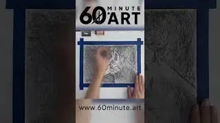Wolf Charcoal Drawing Teaser #art #drawing #tutorial #beginners