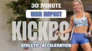 30 MINUTE KICK AND SCULPT | Cardio Kickboxing | Full Body Weights | HIIT