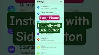 Lock phone instantly with side button? #shortsfeed #ytshorts #shorts