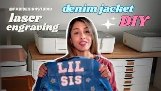 How to Laser Engrave a Denim Jacket with a Glowforge | Custom Personalized Fashion Tutorial