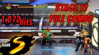 Streets of Rage 4 Perfect Full Combo Stage 11 Axel Mania+ V7 DLC Patch
