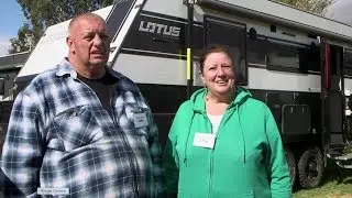 Lotus Caravan Owners: Adam and Lauren Martin